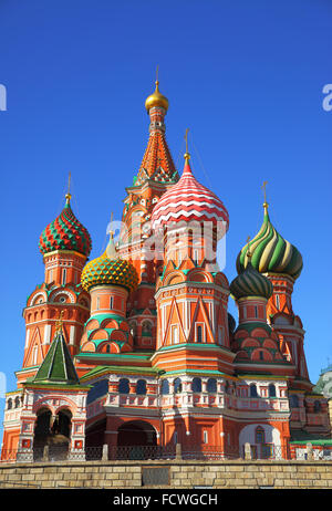 Cathédrale sur la Place Rouge à Moscou Banque D'Images