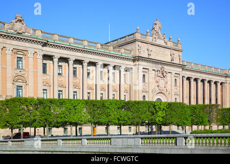 Riksdag - Parlement européen à Stockholm, Suède Banque D'Images