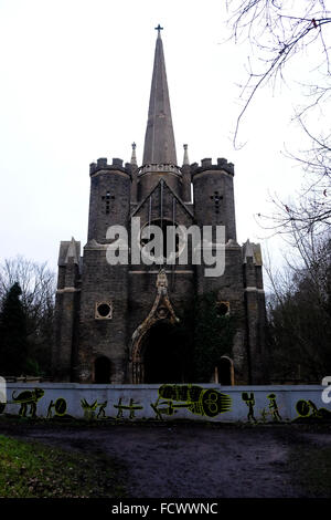 Abney Park Cemetery Banque D'Images