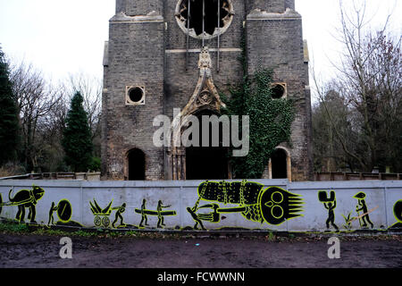 Abney Park Cemetery Banque D'Images