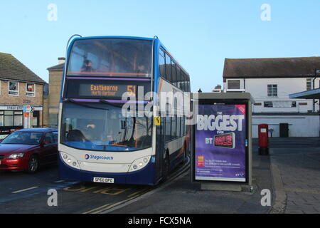 ADL ALEXANDER DENNIS ENVIRO 400 BUS DOUBLE ÉTAGE DE STAGECOACH Banque D'Images