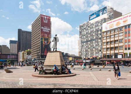 Gandhi Square, Johannesburg, Ville de la municipalité métropolitaine de Johannesburg, la Province de Gauteng, Afrique du Sud Banque D'Images