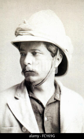 Portrait de Henry Morton Stanley 1841 Explorer 1904 Banque D'Images