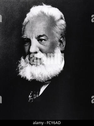 Portrait d'Alexander Graham Bell 1847 ingénieur 1922 Banque D'Images
