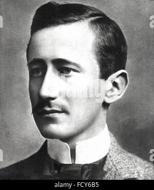 Portrait de Guglielmo Marconi 1874 ingénieur et physicien 1937 Banque D'Images