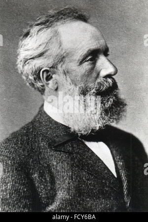 Portrait de Friedrich siemens 1826 inventeur et ingénieur 1904 Banque D'Images