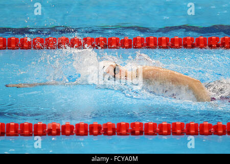 Marrit Steenbergen (NED) gagne. 100 m libre femmes demi-finales. La natation. Centre aquatique de Bakou. Baku2015. 1er jeux européens. Bakou. L'Azerbaïdjan. 23/06/2015 Banque D'Images