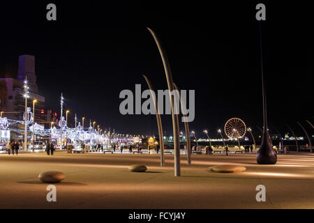 Le front de mer de Blackpool, Royaume-Uni Banque D'Images