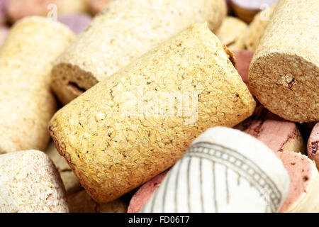 Wine corks close-up. Shallow DOF ! Banque D'Images