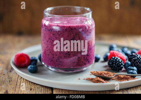 Smoothie de Berry Banque D'Images