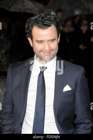 Londres, Royaume-Uni. 26 janvier, 2016. Daniel Mays assister à la première mondiale de l'Armée de papa à l'odéon Lericester Square London 26 janvier 2016 Crédit : Peter Phillips/Alamy Live News Banque D'Images