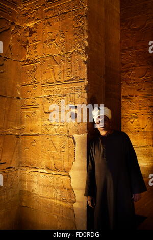 Égypte - Kom Ombo, Temple de Sobek Banque D'Images