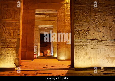 Egypte - l'île de Philae, le Temple d'Isis, l'UNESCO Banque D'Images