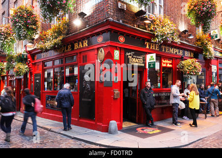 Le Temple Bar à Dublin Banque D'Images