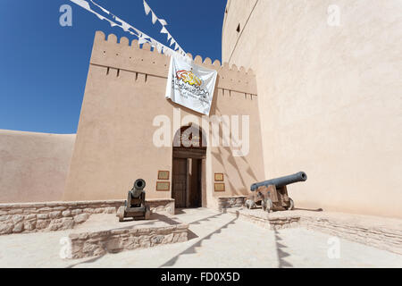 Nizwa fort historique, Sultanat d'Oman Banque D'Images