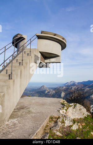 El Fitu viewer, Asturias, Espagne. Banque D'Images