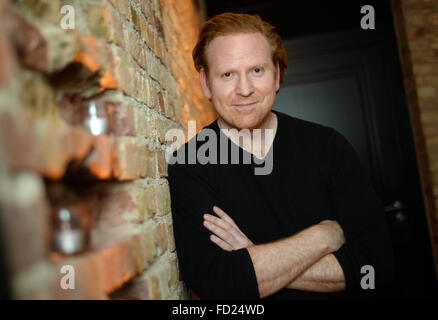 Le violoniste britannique Daniel Hope star posant à Berlin, Allemagne, 26 janvier 2016. L'espérance s'est déplacé de Vienne à Berlin. Photo : Britta Pedersen/dpa Banque D'Images