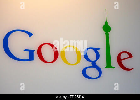 Markenname : 'Google', Berlin. Banque D'Images