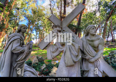 La "Via Crucis". Tandil, Buenos Aires, Argentine Banque D'Images