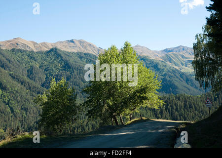 Kachetien Tuscheti-Nationalpark Georgien,,, kurz vor Omalo Banque D'Images