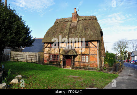 Lyndhurst Nouvelle Forêt Hampshire UK - Vieux chalet chalets dans le village Banque D'Images