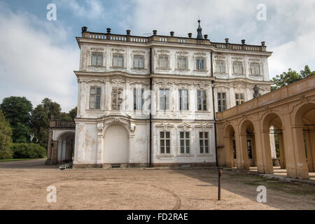 Le château de Ploskovice - château baroque, République Tchèque Banque D'Images