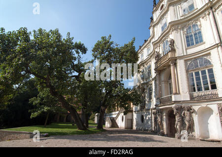 Le château de Ploskovice Banque D'Images