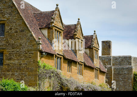 Cottages en pierre, Ashby St grands livres, Northamptonshire, Angleterre Banque D'Images