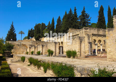 Ruines de Medina Azahara, palais construit par le calife Abd al-Rahman III. Córdoba. Andalousie, Espagne Banque D'Images