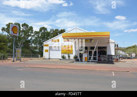 Ancienne station d'essence Shell, York, l'ouest de l'Australie Banque D'Images