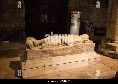 À l'intérieur de l'abbaye de Selby, Yorkshire, Angleterre, Royaume-Uni Banque D'Images