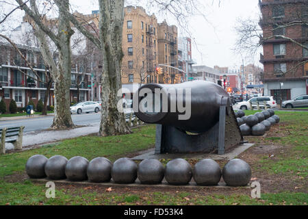 Le canon en park Bay Ridge, Brooklyn NYC Banque D'Images