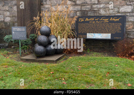 Fort Hamilton bataille de long island New York Brooklyn Banque D'Images