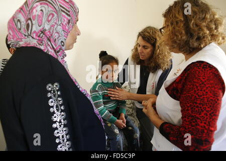 Médecins pour les droits de l'homme, une ONG israélienne, va ouvrir des cliniques dans la Rive occidentale. Banque D'Images