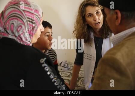 Médecins pour les droits de l'homme, une ONG israélienne, va ouvrir des cliniques dans la Rive occidentale. Banque D'Images