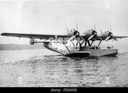 Flying Boat Dornier DO 24 près de Friedrichshafen, 1937 Banque D'Images