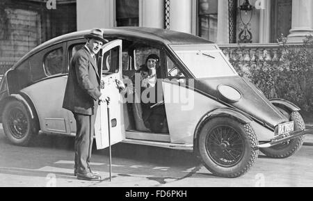 Une "rationalisation" Burney voiture à Londres, 1930 Banque D'Images