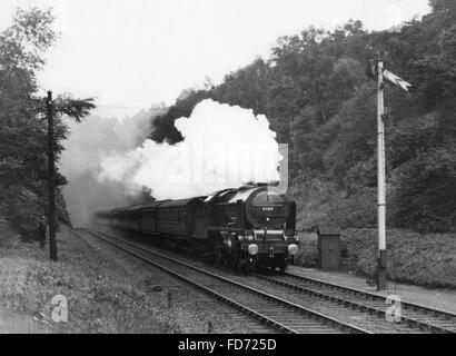 Locomotive à vapeur en Grande-Bretagne, 1932 Banque D'Images