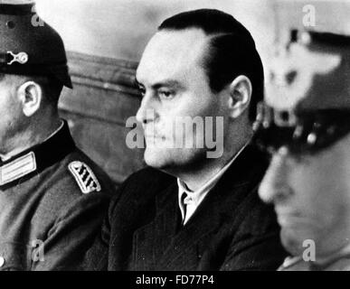 Josef Wirmer devant le tribunal populaire de Berlin, 1944 Banque D'Images