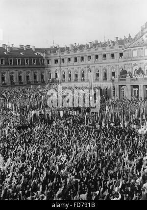 Festival allemande de gymnastique à Stuttgart, 1939 Banque D'Images