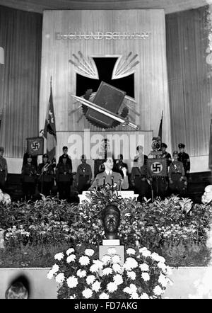 Joseph Goebbels à la rencontre du poète à Weimar, 1941 Banque D'Images