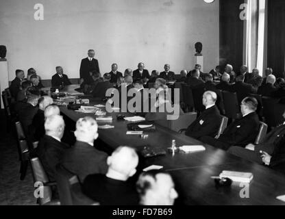 Réunion annuelle de l'Association allemande des Caisses d'épargne, 1935 Banque D'Images