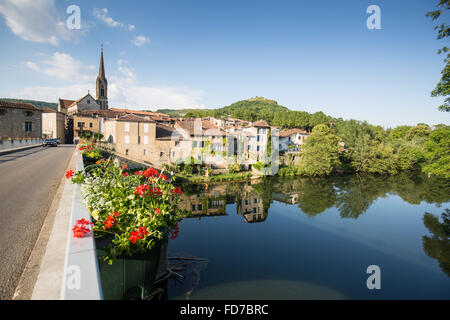 Saint Antonin Noble Val Banque D'Images