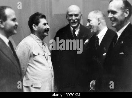 Pacte Molotov Ribbentrop, 23.8.1939 Banque D'Images