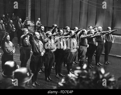 La marche commémorative annuelle le 09 novembre, 1935 Banque D'Images