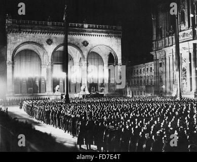 La marche commémorative annuelle le 09 novembre, 1938 Banque D'Images