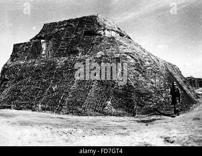 La fortification côtière allemande sur le mur de l'Atlantique, 1943 Banque D'Images