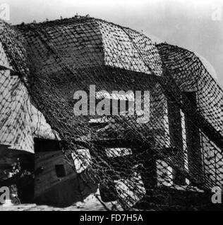 L'artillerie de la côte allemande au mur de l'Atlantique, 1944 Banque D'Images