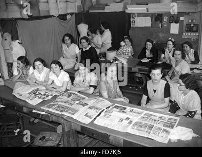 Séminaires en grève à Paris, 1936 Banque D'Images