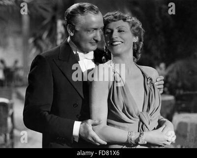 Hans Albers dans le film 'Ein Mann auf Firnissen', 1939 Banque D'Images
